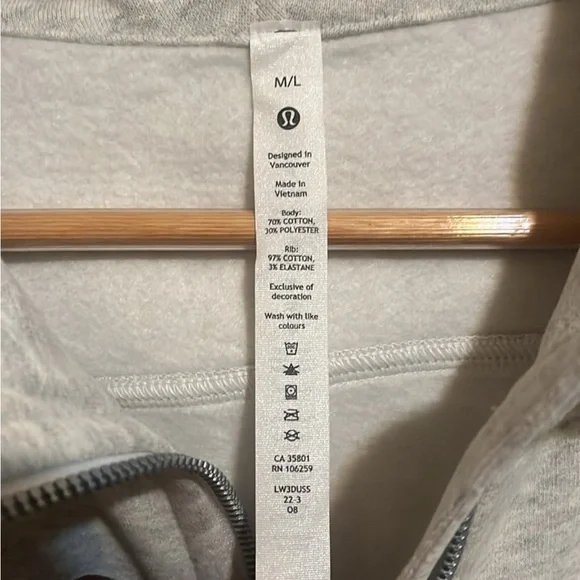 lululemon oversized scuba cropped hoodie - Picture 4 of 4